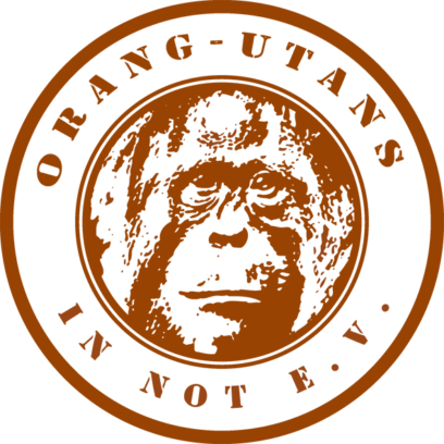 Logo des Orang-Utans in Not e.V.